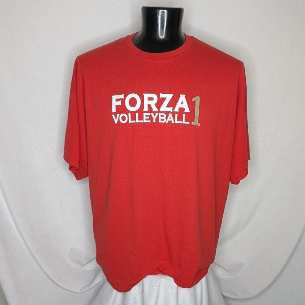 Men's Shirts Gildan Short Sleeve Cotton Dryblend Graphic T-shirt for Men Red 3XL